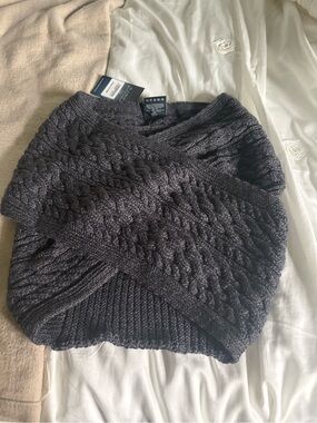 Cozy Black Cable Knit Women’s Sweater